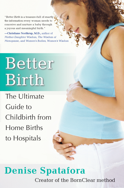 Better Birth Book by Denise Spatafora, front cover, Wiley Publications